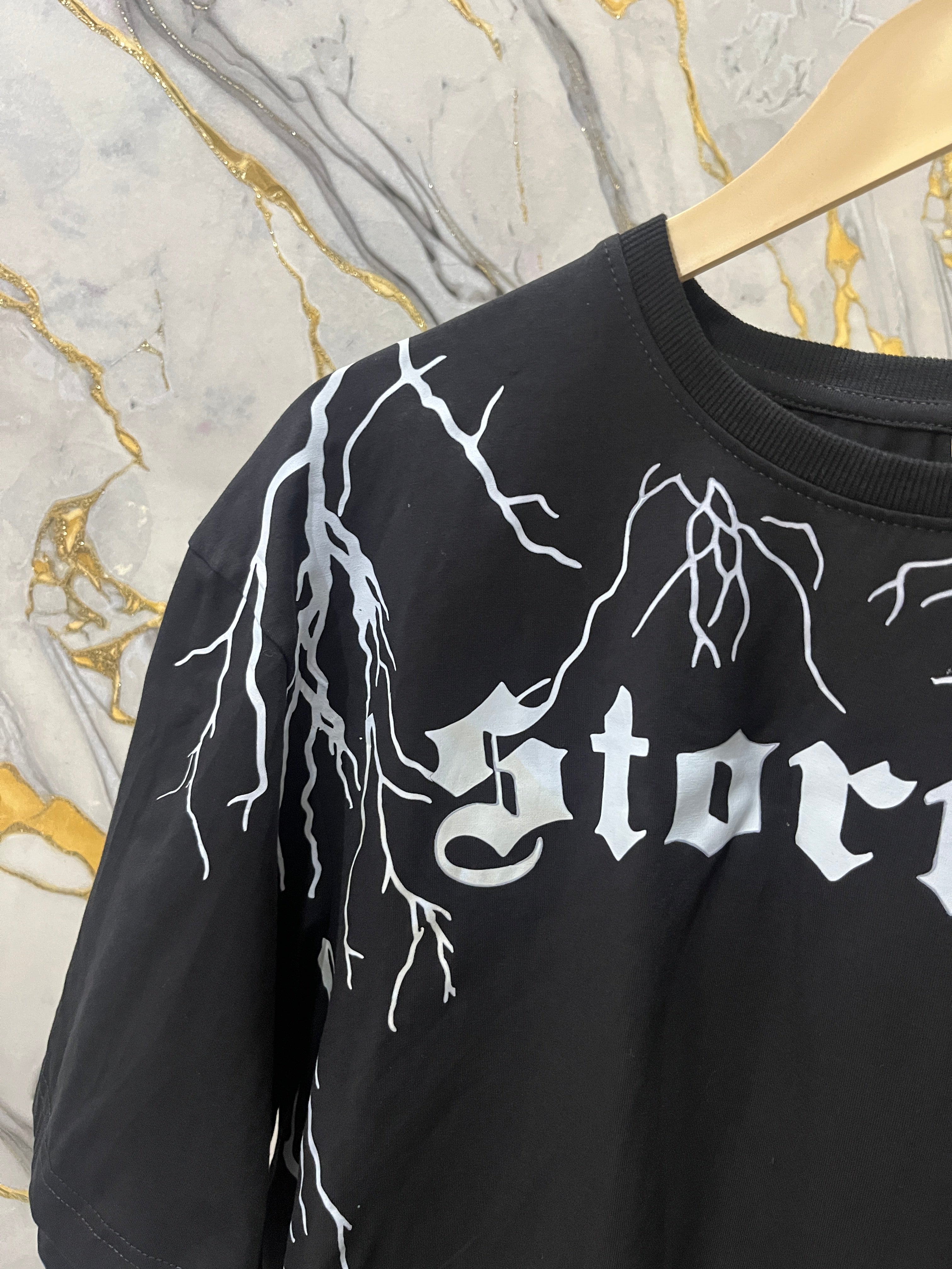 Eagle Prime "Storm Graphic Oversized T-Shirt - Cotton Lycra 230 GSM"