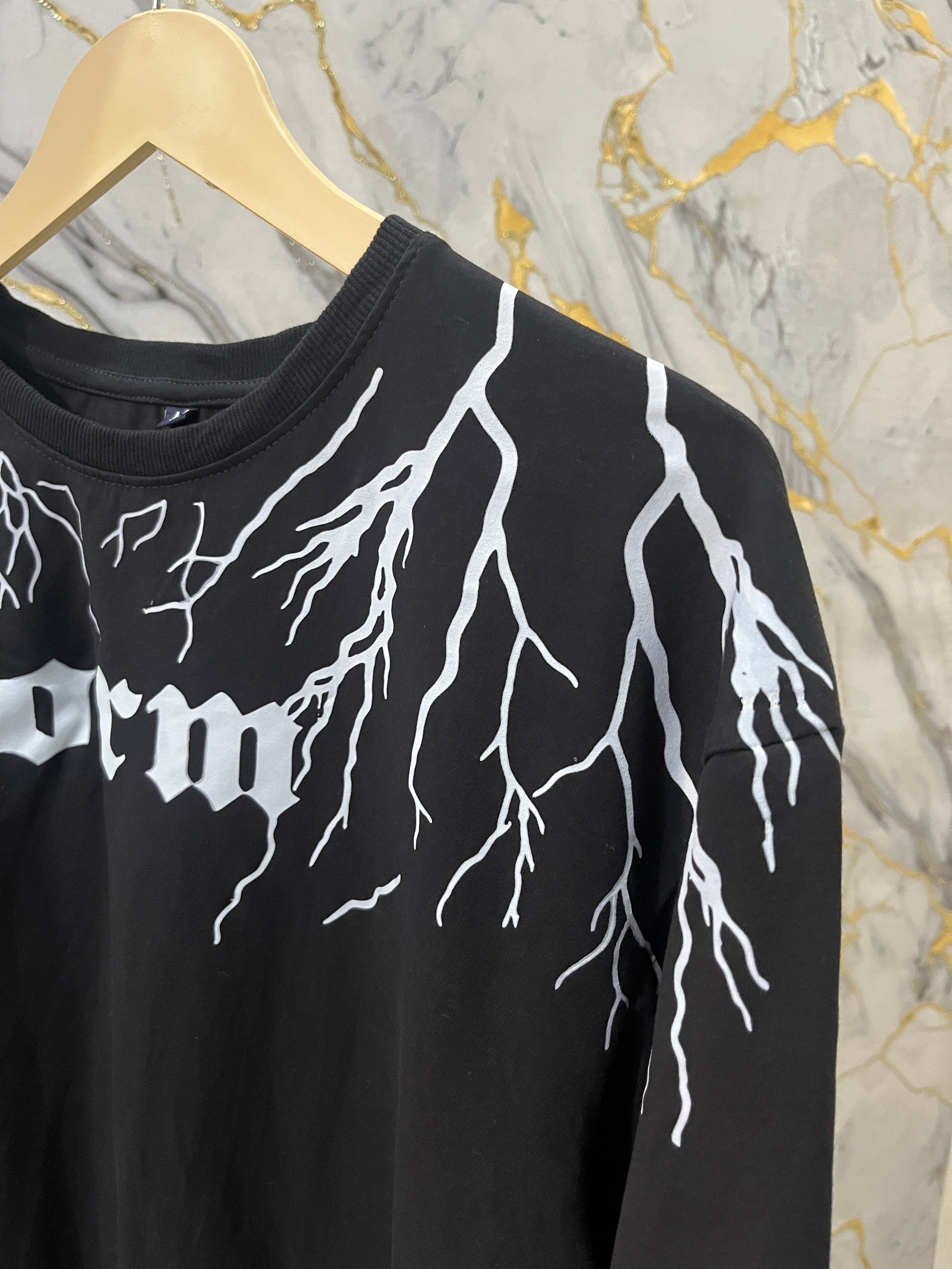 Eagle Prime "Storm Graphic Oversized T-Shirt - Cotton Lycra 230 GSM"