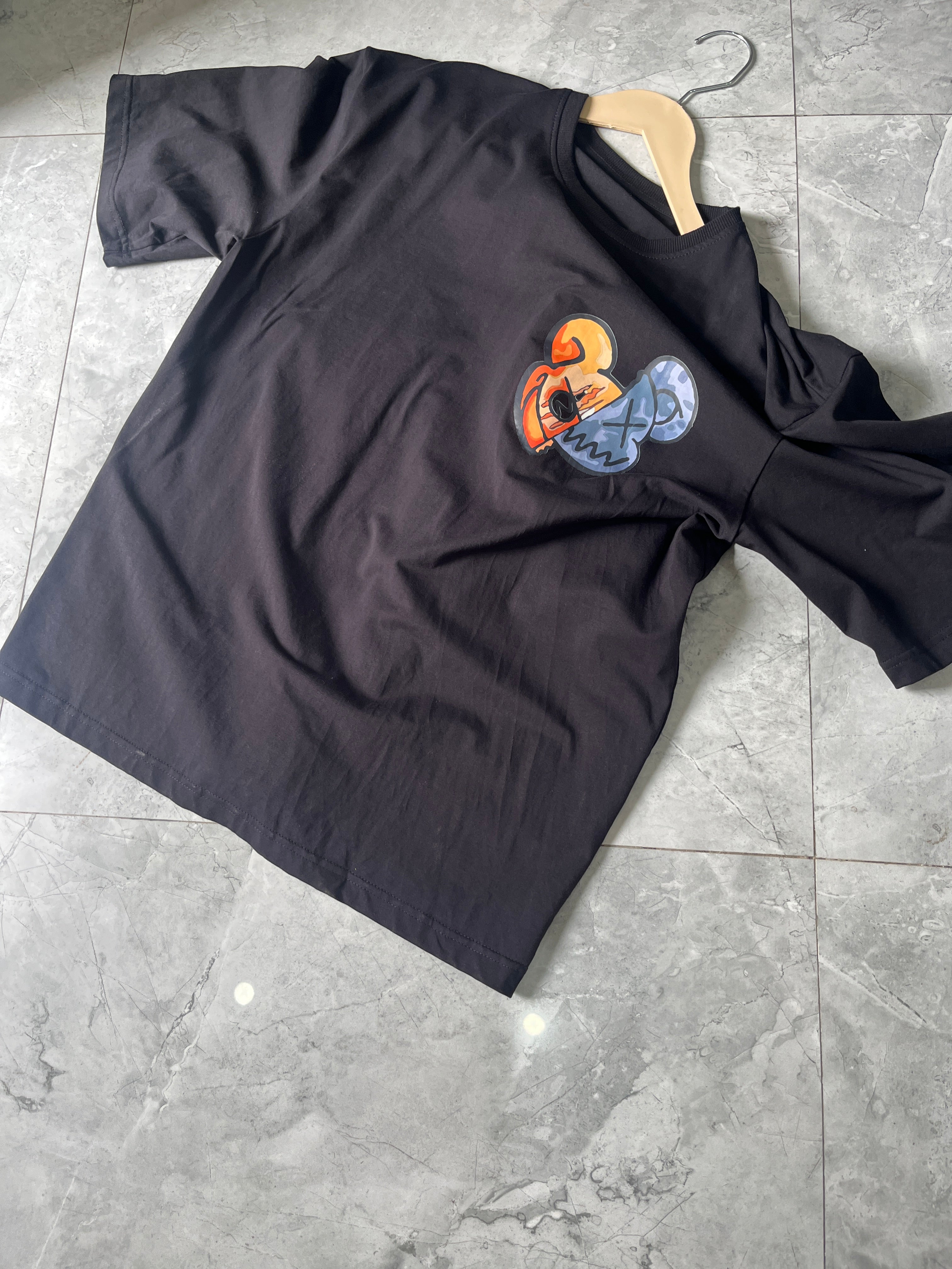 Eagle Prime Visu Jet Street Art Graphic T-Shirt – 230 GSM Cotton Lycra