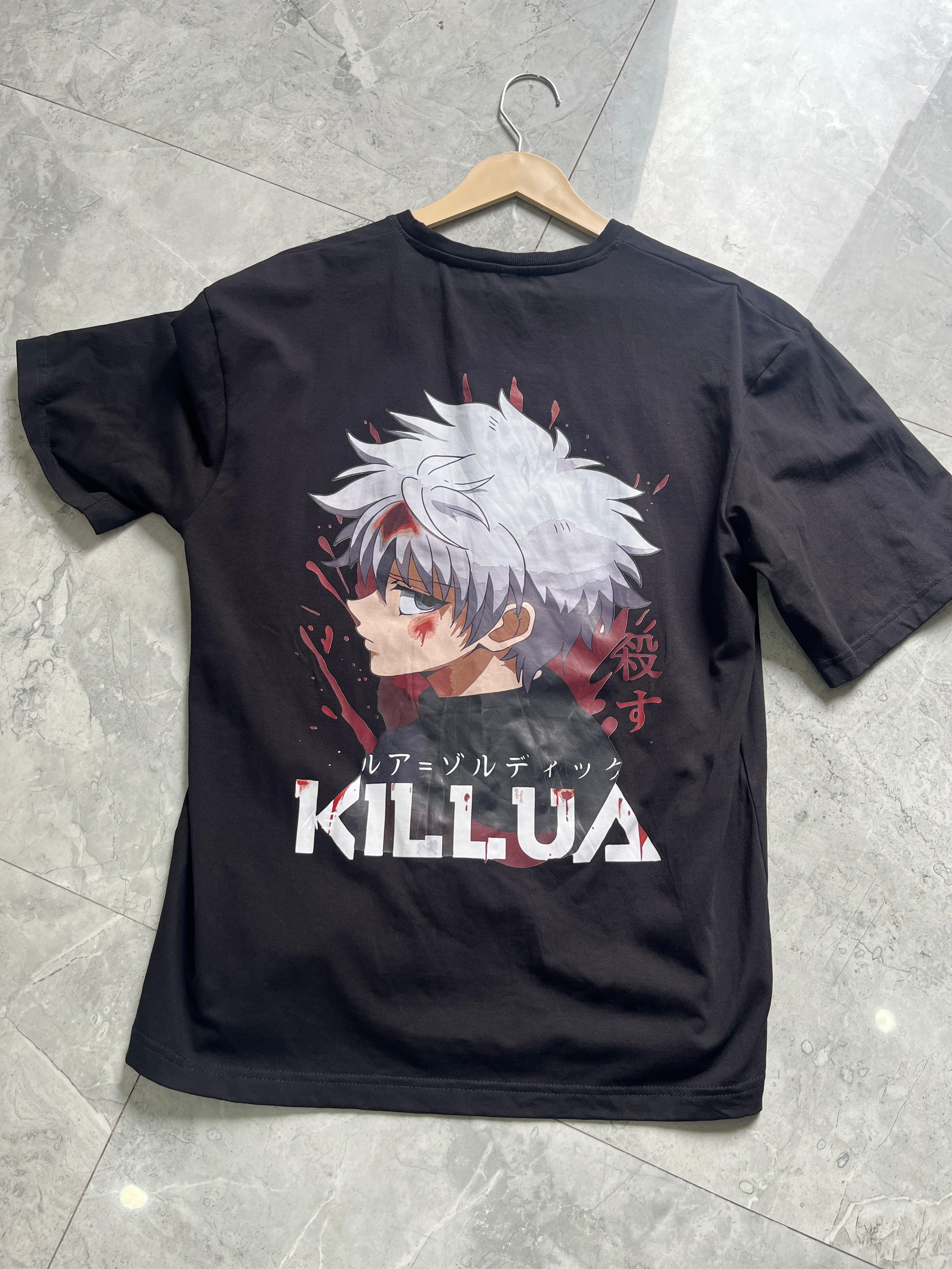 Eagle Prime Killua Anime Graphic T-Shirt – 230 GSM Cotton Lycra