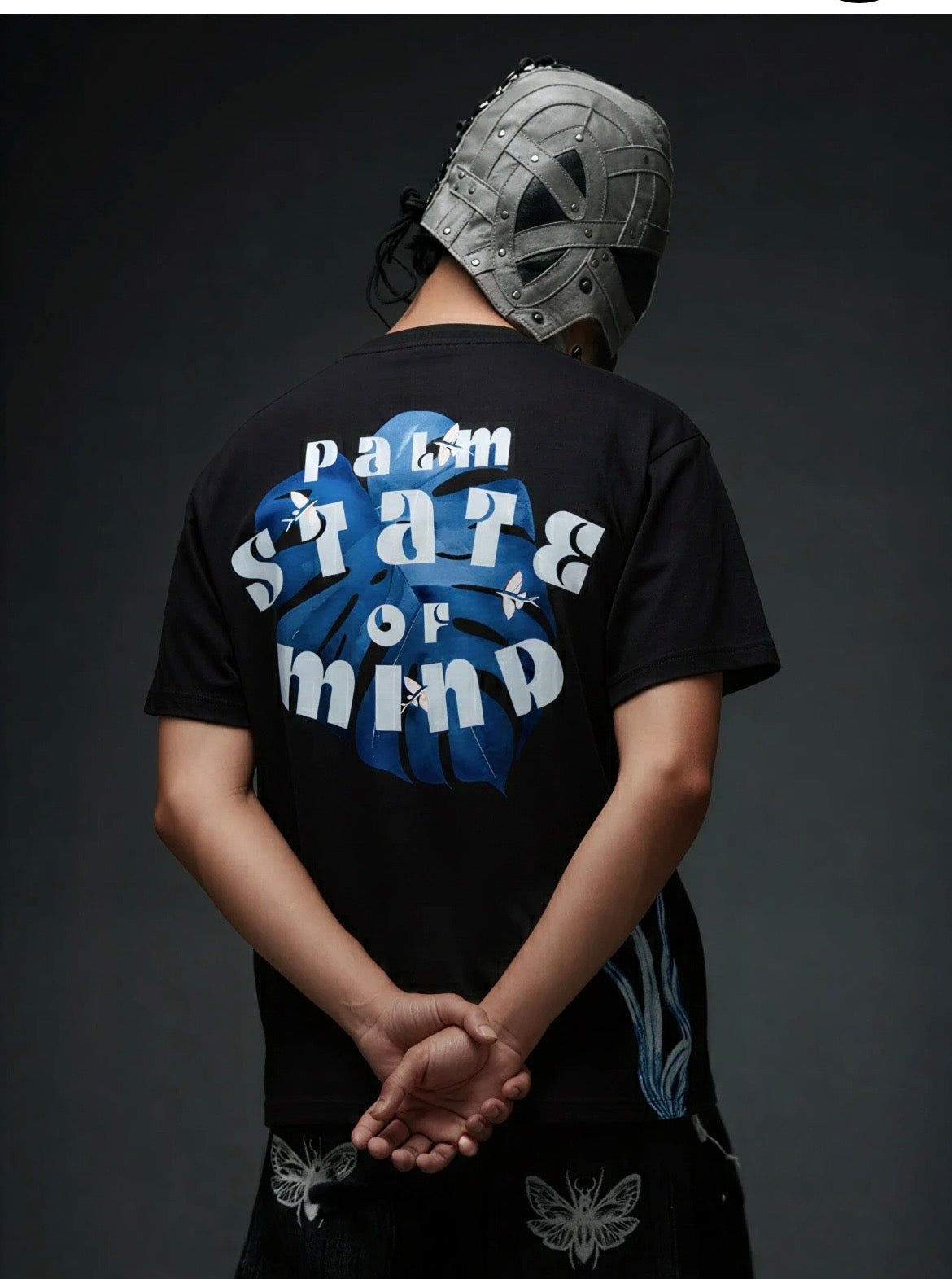 Palm State of Mind Oversized T-Shirt – Black