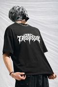 Black Graphic Streetwear T-Shirt – Trust Issue
