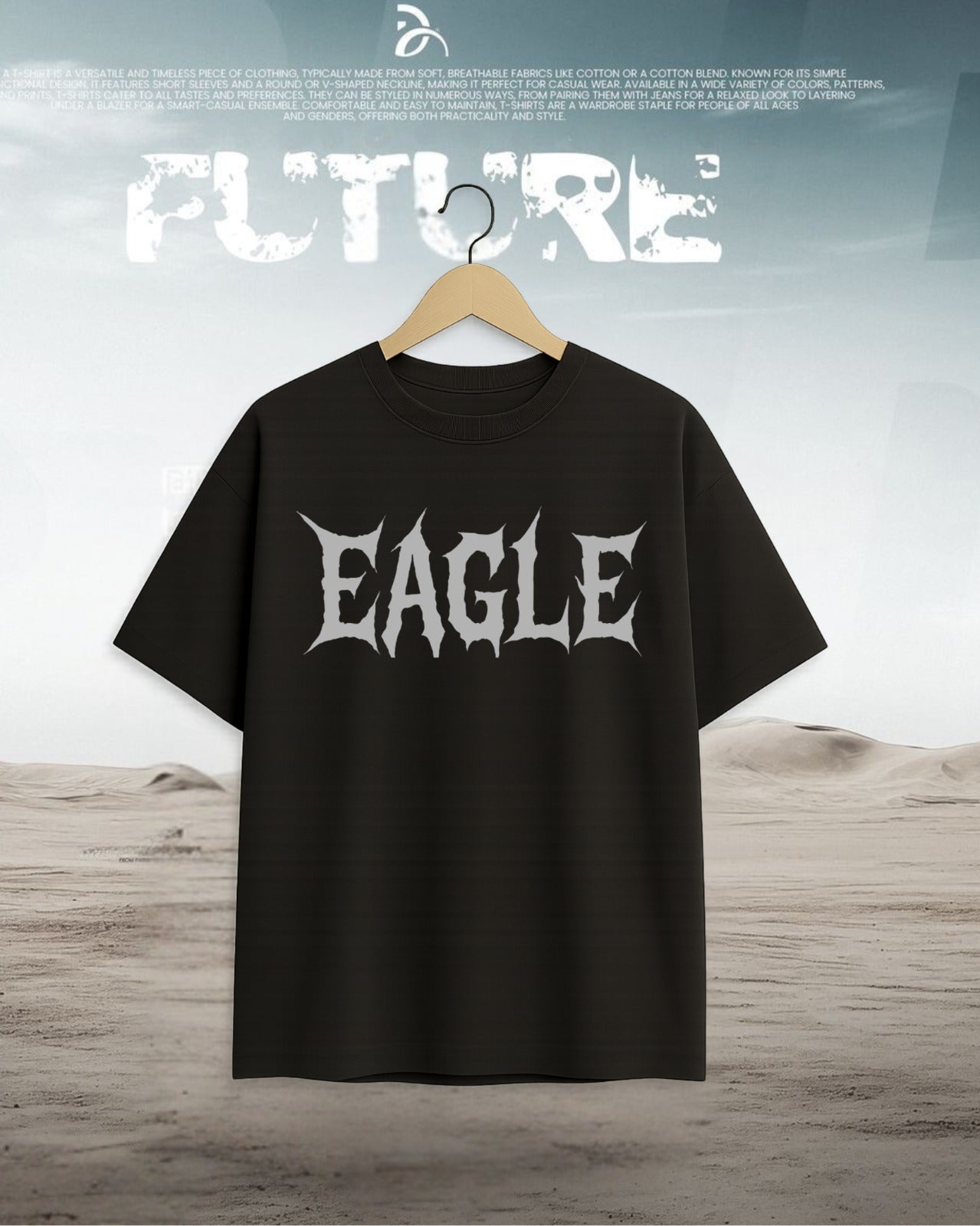 EAGLE PRIME -Sidestreet Homies Urban Graphic Oversized T-Shirt – Streetwear Dog Art Tee | Unisex Cotton